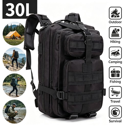 Military tactical backpack - military,